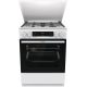 Kuchnia gazowo-elektryczna GORENJE GKS6C71WF 60 cm | AirFry | ExtraSteam | FrozenBake | biały