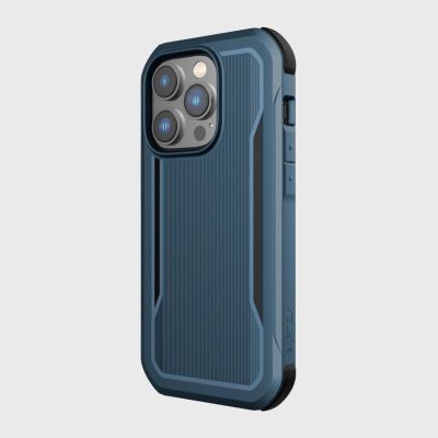 9. Raptic X-Doria Fort Case etui iPhone 14 Pro z MagSafe pancerny pokrowiec niebieski