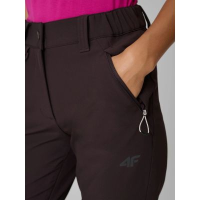 8. Spodnie trekkingowe softshell wiatroodporne membrana 10000 damskie 4F 4FRAW26TFTRF1608-80S