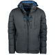 3. Kurtka męska Geographical Norway BEACHWOOD DGREY-BLUE DB MEN 068 BS4 (WU6633H/GN-DARK GREY)