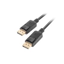 Kabel Lanberg  CA-DPDP-10CC-0018-BK (DisplayPort Męski - DisplayPort Męski; 1,8m; czarny)