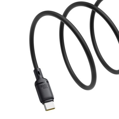 3. Kabel Baseus Silky Series 100W USB-C - USB-C 1m - czarny