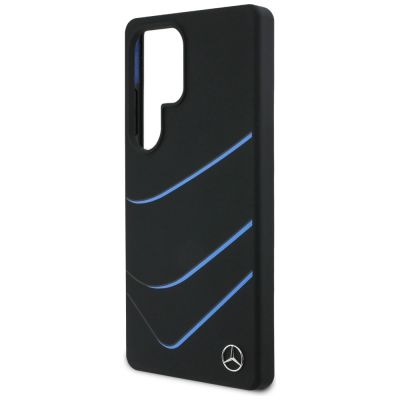 6. Etui Mercedes Silicone Contrasted Curves MagSafe na Samsung Galaxy S25 Ultra - czarne