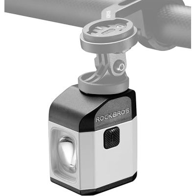 Rockbros lampka rowerowa przednia 1600LM biała