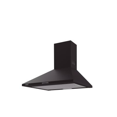 4. Okap CATA | Kaptur | OMEGA 600 BK | Montaż na ścianie | Klasa efektywności energetycznej C | Szerokość 60 cm | 645 m3/h | Mechaniczny | Czarny