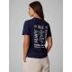 2. T-shirt relaxed z nadrukiem damski 4F 4FRSS26TTSHF4021-31S