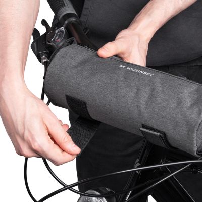 10. Torba rowerowa Wozinsky WBB37GRB z izolacją termiczną 0.7L - szara