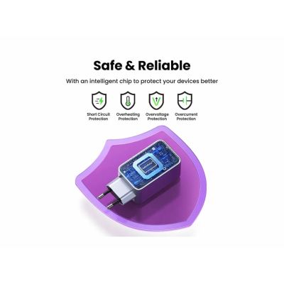 4. Ugreen Nexode Pro EU 3-Port GaN PD Fast Charger With USB-C Cable Uniwersalne Czarny, Szary Prąd przemienny Szybkie ładowanie Wewnętrzna