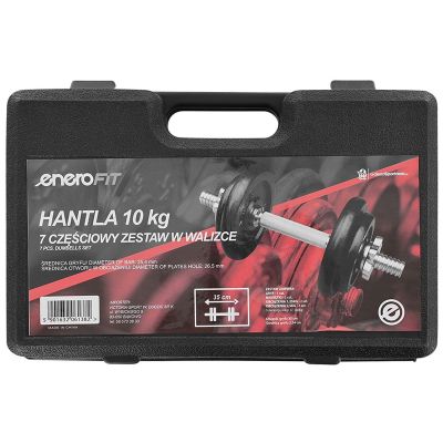 29. HANTLA ŻELIWNA 10 KG WALIZKA ENERO FIT