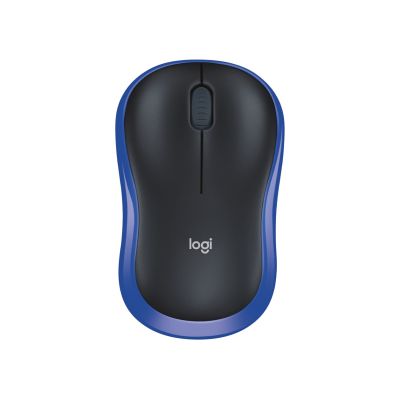 9. Mysz bezprzewodowa Logitech M185 910-002236 (optyczna; 1000 DPI; kolor niebieski)