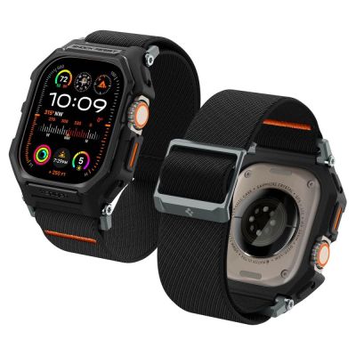15. Etui z paskiem Spigen Lite Fit Pro na Apple Watch Ultra 1 / 2 (49 mm) - czarny mat
