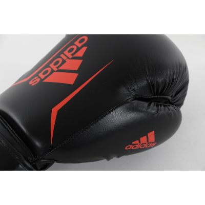 5. Rękawice bokserskie Adidas SPEED 50 czarno czerwone