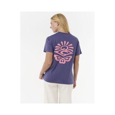 2. Koszulka RIP CURL ICONS OF SURF RELAXED TEE niebieska