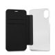 4. Etui Karl Lagerfeld Signature Glitter na iPhone X / Xs - czarne