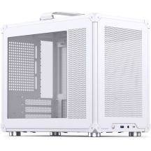 Obudowa PC Jonsbo C6 MAX, Mini Obudowa, Micro-ATX, Szkło Hartowane - Białe