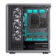 12. Jonsbo D401 PC-Gehäuse, Midi Tower, ATX, Tempered Glass - schwarz