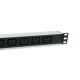 5. Equip 333319 rozdzielacz zasilania PDU 6 x gniazdo sieciowe 1U Czarny