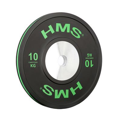 6. BTBR Set zestaw talerzy olimpijskich Bumper- 2x (10kg,15kg,20kg,25kg) HMS BTBR SET