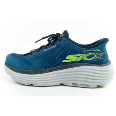 7. Buty do biegania Skechers Max Cushioning Slip-INS M 220611/NVY