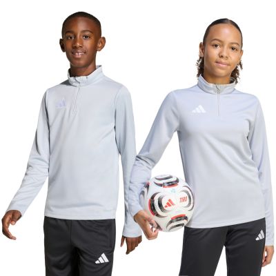 Bluza dla dzieci adidas Entrada 26 Training Top jasnoszara JZ6637