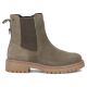 2. Skórzane botki damskie sztyblety khaki Filippo DBT7935