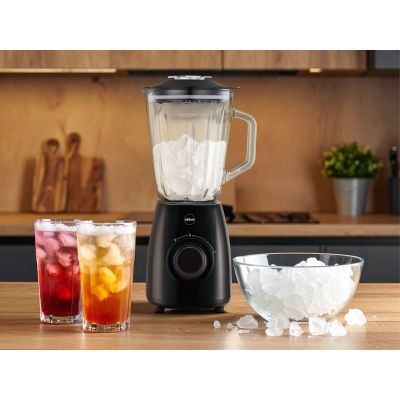 9. ELDOM BLENDER KIELICHOWY BK6 NOXAR 100W CZARNY 22000 OBR/NIN KIELICH 1,8 L ZE SZKŁA HARTOWANEGO DWA POZIOMY RĘDKOŚCI + PULSE