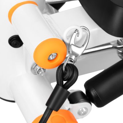 49. Stepper prosty z linkami HMS S3092 pomarańczowo-biały