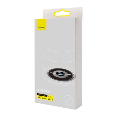 4. Baseus folia na aparat Huawei Mate 40 Pro 0.3mm (2szt.) przezroczysta + zestaw czyszczący (SGQK000502)