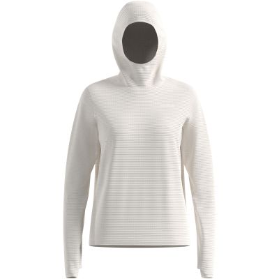 Bluza z kapturem damska Odlo ESSENTIAL THERMAL Mid layer hoody beżowa