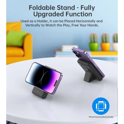 7. Powerbank Choetech B662 bezprzewodowy MagSafe 5000mAh - czarny