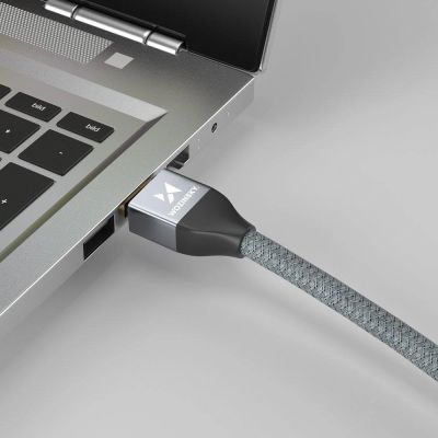 11. Wozinsky kabel HDMI 2.1 8K 60 Hz 48 Gbps / 4K 120 Hz / 2K 144 Hz 1 m srebrny (WHDMI-10)