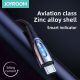 6. Kabel Joyroom Sharp Series S-M411 USB-A / micro USB 3A 1.2m ze wskaźnikiem ładowania - czarny