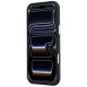 5. Etui Karl Lagerfeld Saffiano with Karl & Choupette Heads Pins & Logo na iPhone 18 Pro Max / 17 Pro Max - czarne