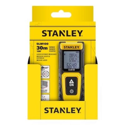 13. Stanley STHT77100-0 metrówka Dalmierz laserowy Czarny, Żółty 30 m
