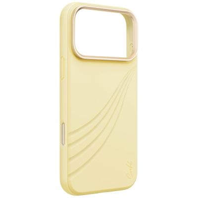 3. Etui UNIQ Coehl Serina Magnetic Charging na iPhone 18 Pro Max / 17 Pro Max - żółte