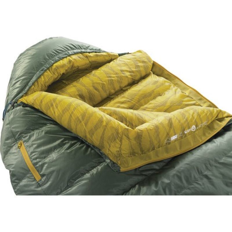 3. Therm-a-Rest Questar Dorosły Śpiwór typu mumia Poliester Zielony, Żółty
