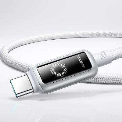 6. Kabel Joyroom S-A55 StarFlight 100W USB-C - USB-C 1,2m - biały
