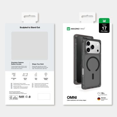 5. Etui AMAZINGTHING Omni na iPhone 17 Pro Max kompatybilne z MagSafe - czarne