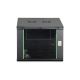 3. Szafa sieciowa wisząca DYNAmic 19" 9U rack 600x600, drzwi szyba, czarny, niedzielona, złożona, 60kg