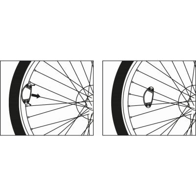 6. ODBLASKI NA KOŁA SZPRYCHY 4SZT DUNLOP