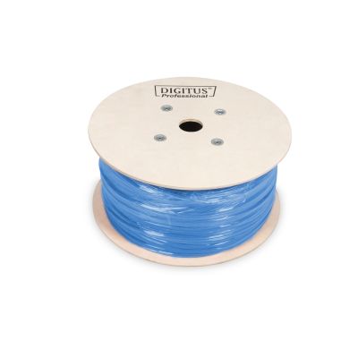 4. Kabel instalacyjny DIGITUS kat.6A, U/FTP, Eca, AWG 23/1, LSOH, 305m, niebieski, karton
