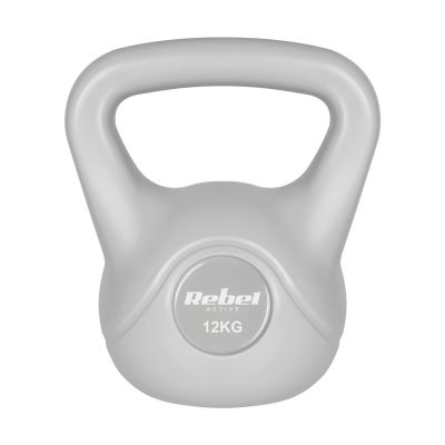 5. REBEL ACTIVE KETTLEBELL BITUMICZNY 12 KG RBA-2322G-12 SZARY