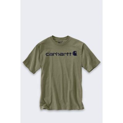 Koszulka Carhartt Dearborn Relaxed Logo DUSTY OLIV