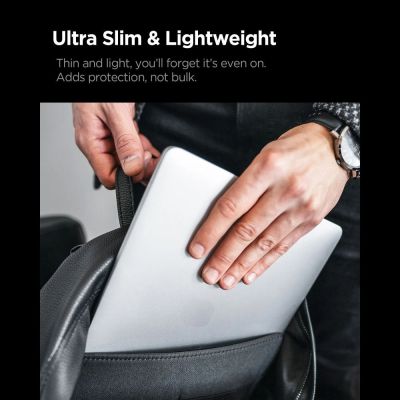 6. Etui Spigen AirSkin na MacBook Pro 16" 2021 / 2023 / 2024 / 2025 / 2026 - przezroczyste matowe