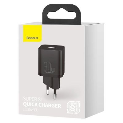 5. Baseus Super Si 1C szybka ładowarka USB Typ C 30W Power Delivery Quick Charge czarny (CCSUP-J01)