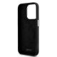 7. Etui DKNY Liquid Silicone Small Metal Logo MagSafe na iPhone 14 Pro - czarne