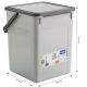 2. ROTHO Pojemnik na detergenty 5kg 9L coolgrey/antracyt