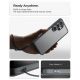 11. Etui Spigen Ultra Hybrid na Samsung Galaxy S26 Ultra - przezroczysto-czarne