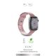 2. Pasek silikonowy Puro Icon do Apple Watch 38 / 40 / 41 mm - różowy (2 szt.)
