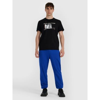 3. T-shirt regular z nadrukiem męsk 4F 4FWAW25TTSHM3130-20S